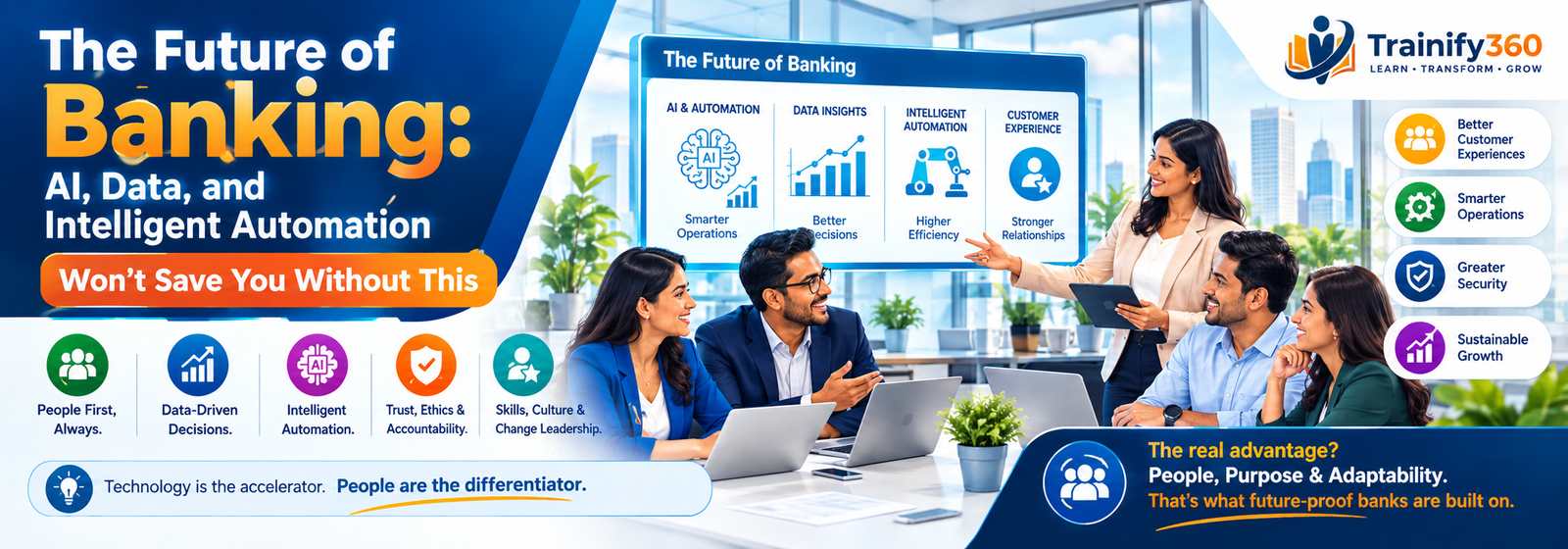 The Future of Banking: AI, Data, and Intelligent Automation Won't Save You Without This