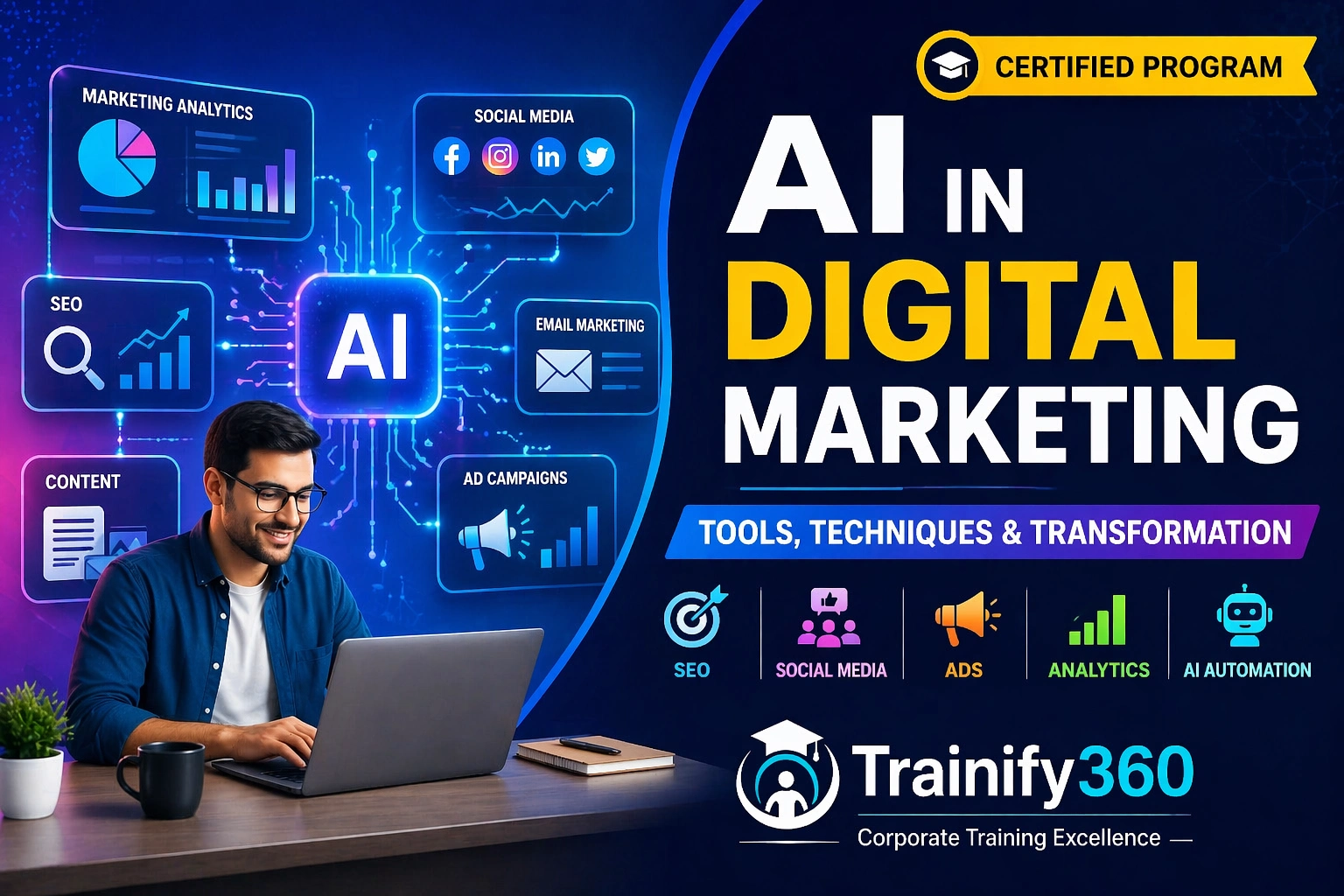 AI in Digital Marketing: Tools, Techniques & Transformation
